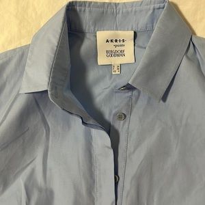 Akris punto
Pleated Back Button-Down Poplin Shirt
